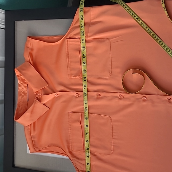 Vibrant Orange Sleeveless Top | XL | EUC - Picture 4 of 5